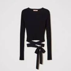 Like New, Wilfred Mayrac, Merino Wool Blend cutout Sweater.